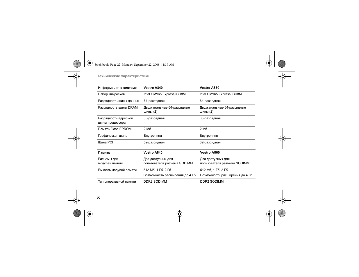 Dell Vostro A840 User Manual | Page 22 / 96
