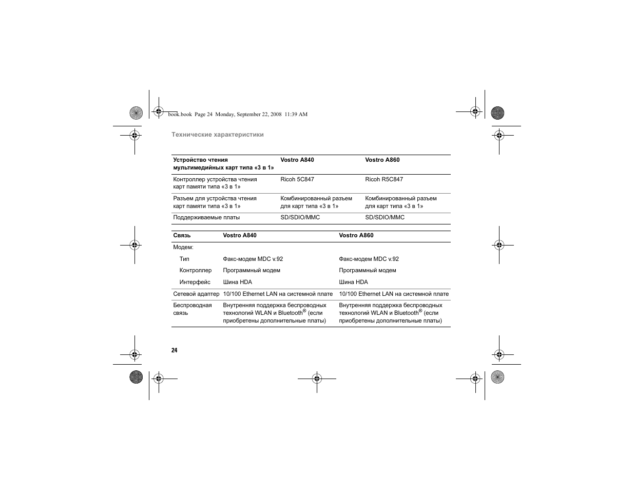 Dell Vostro A840 User Manual | Page 24 / 96