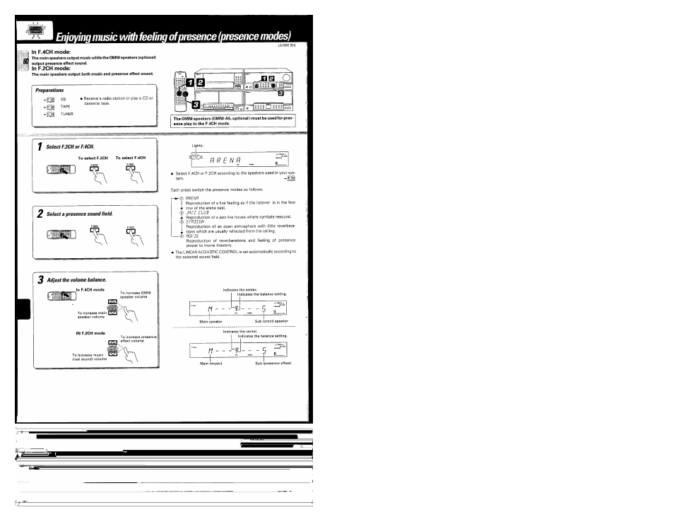 Preparations | Kenwood UD-952 User Manual | Page 60 / 84