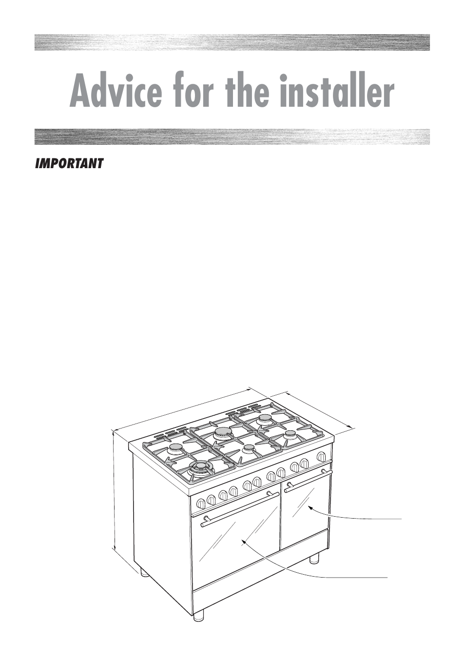 Advice for the installer, Important | Kenwood CK 300 User Manual | Page 28 / 48