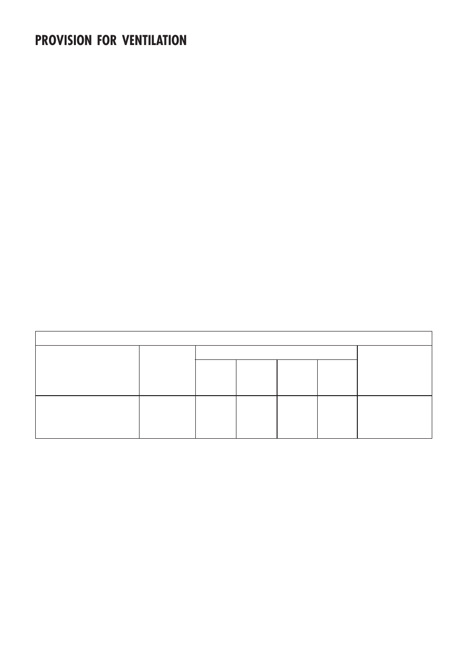 Provision for ventilation | Kenwood CK 300 User Manual | Page 32 / 48