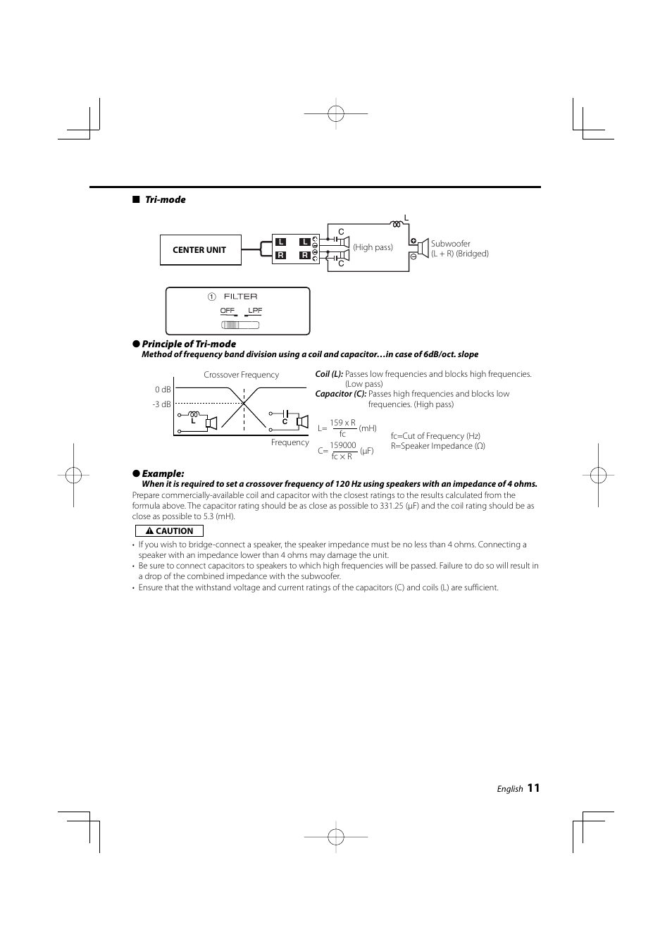 Kenwood KAC-6203 User Manual | Page 11 / 13