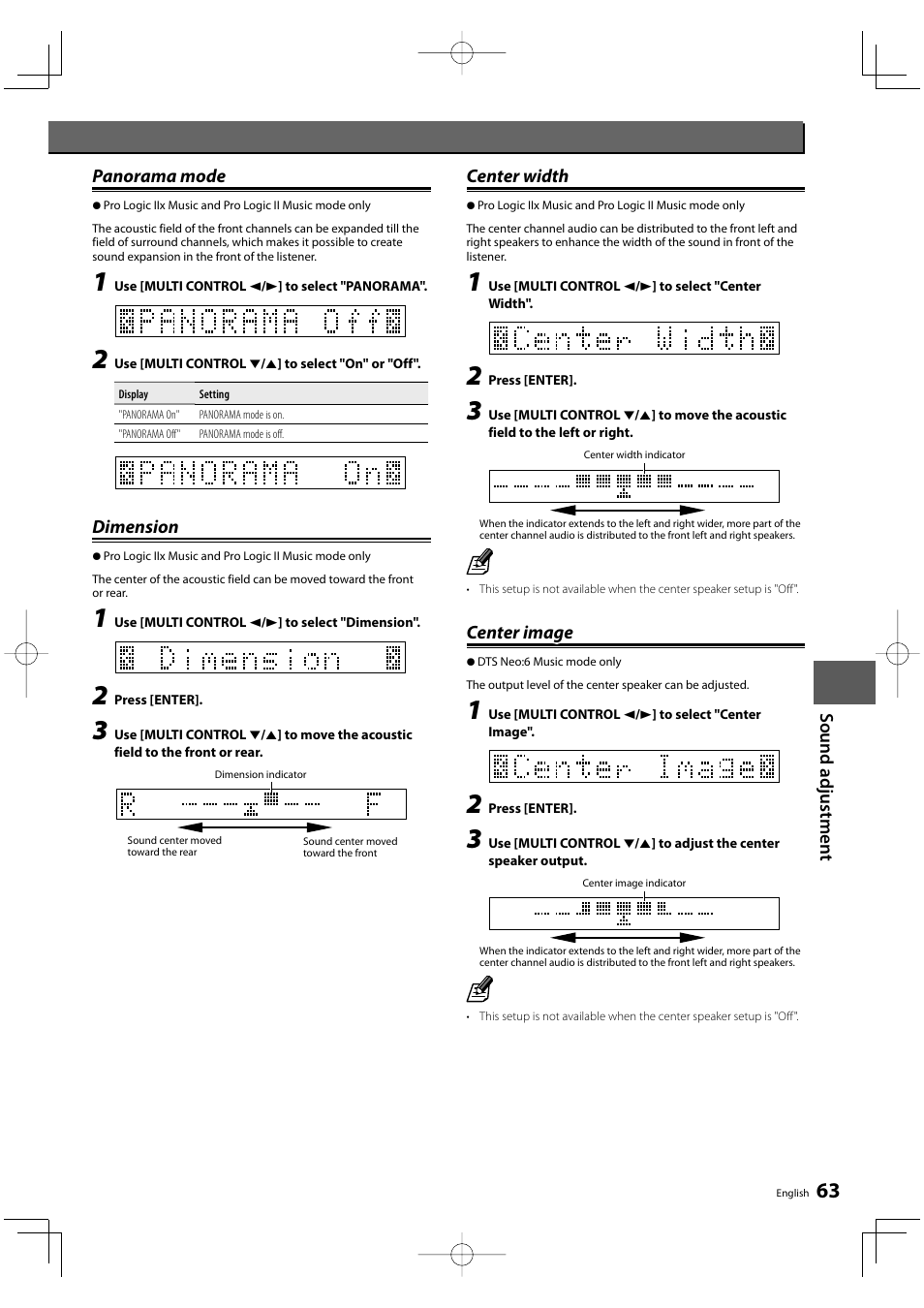 Kenwood KRF-V9300D User Manual | Page 63 / 72