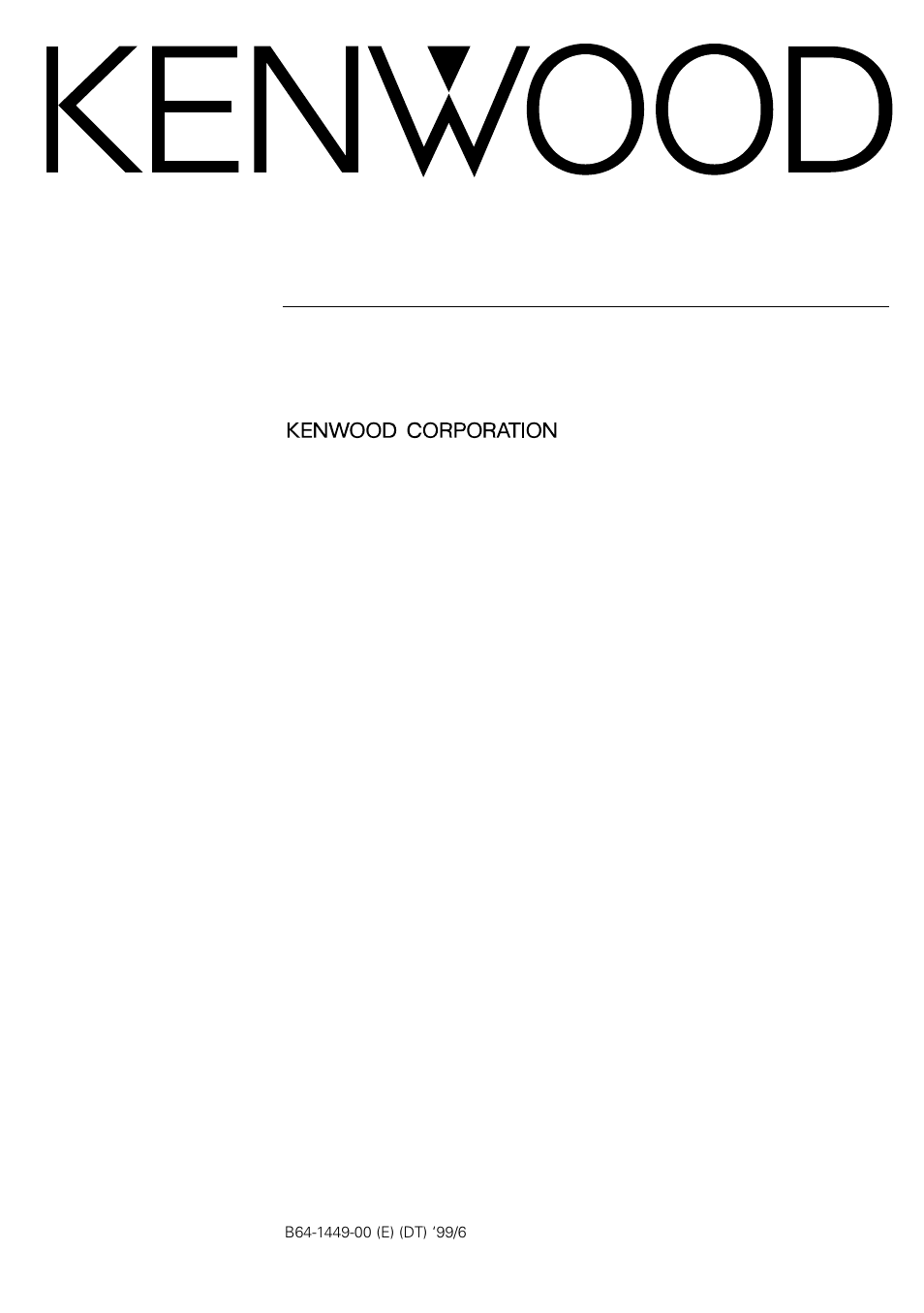 Kenwood KTC-1000R User Manual | 10 pages