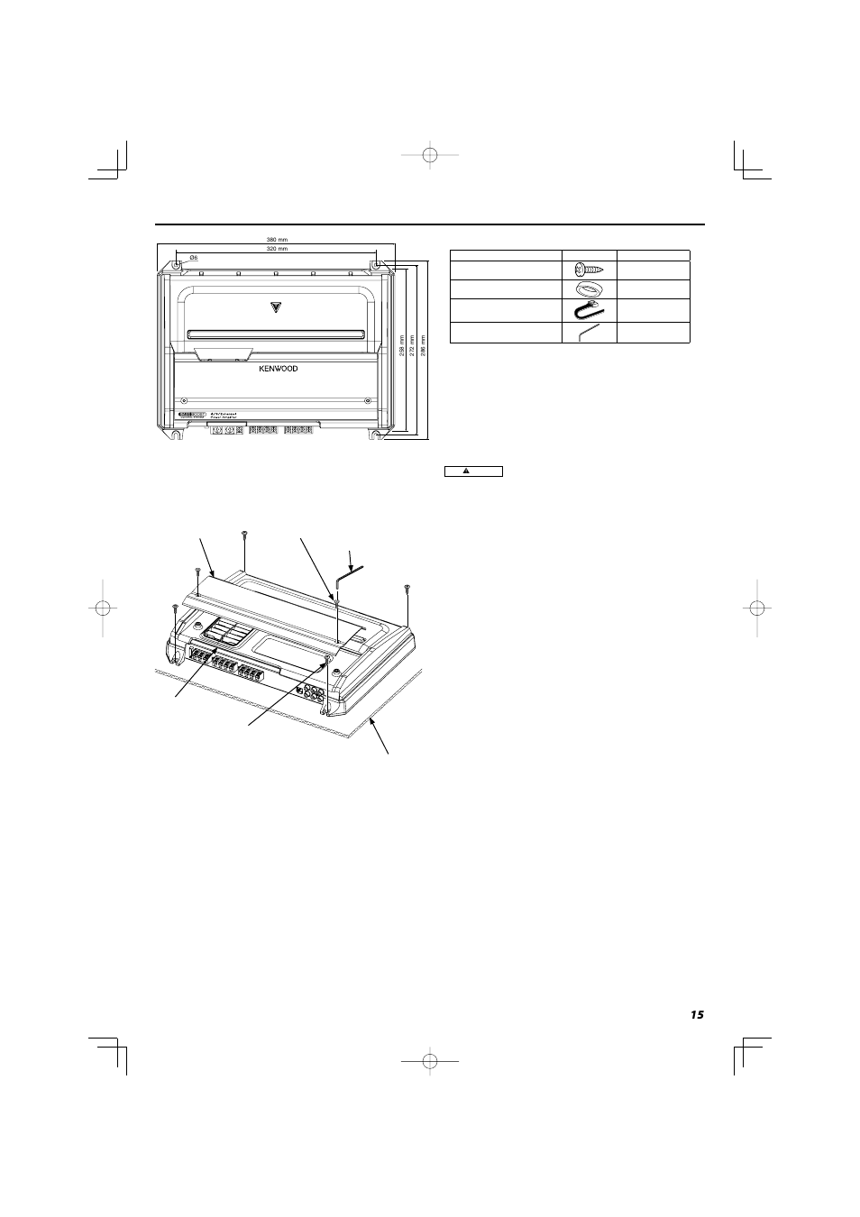 Kenwood KAC-8403 User Manual | Page 15 / 20