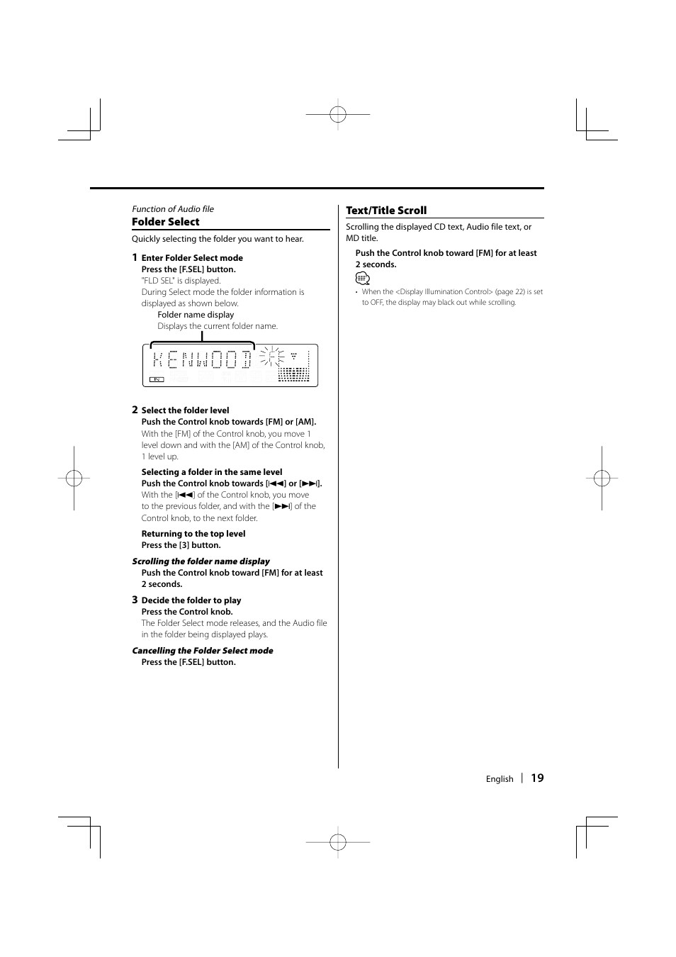 Kenwood B64-3537-00/00 KDC-W5037Y User Manual | Page 19 / 36