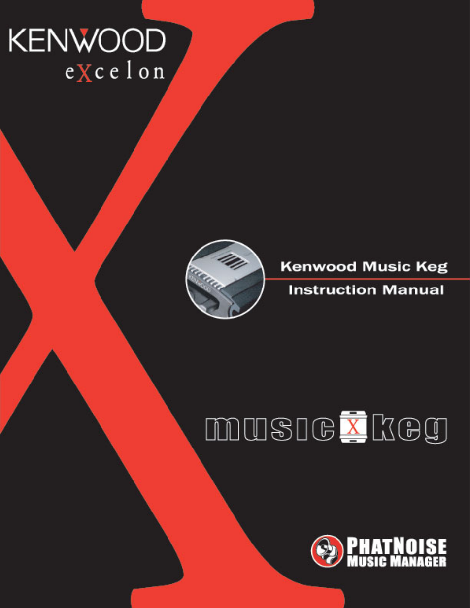 Kenwood Excelon Music Keg KHD-CX910 User Manual | 50 pages