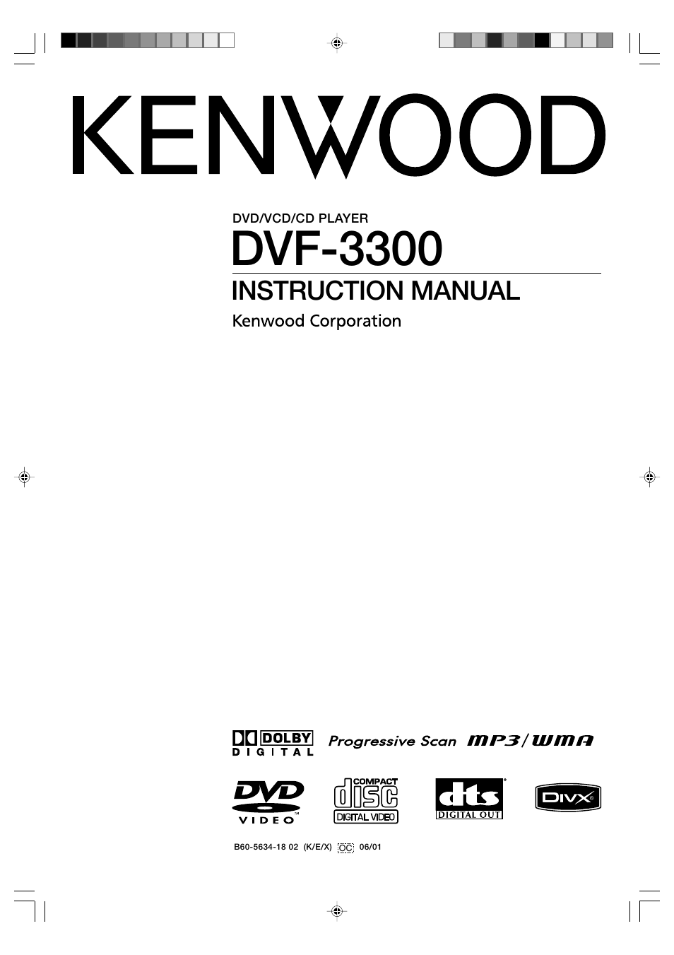 Kenwood DVF-3300 User Manual | 36 pages