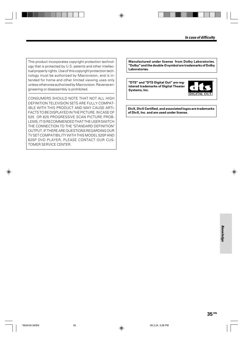 Kenwood DVF-3300 User Manual | Page 35 / 36