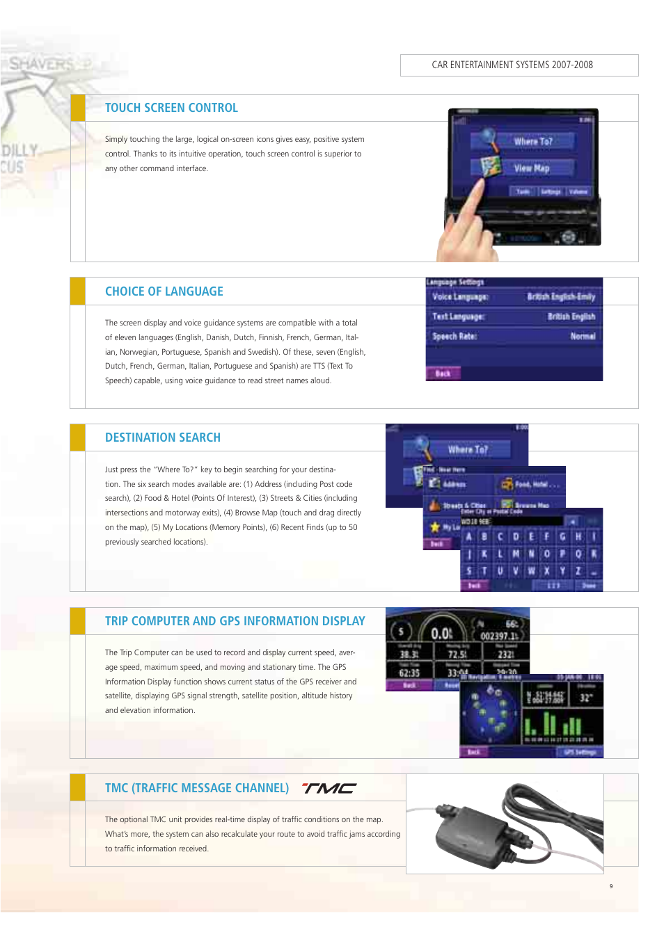 Navigation | Kenwood Car Entertainment System User Manual | Page 9 / 19