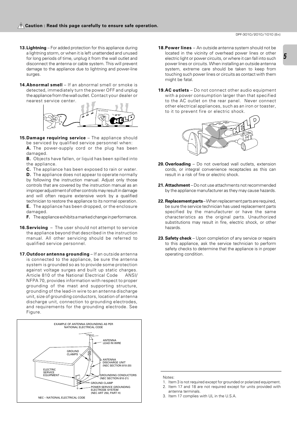 Kenwood DPF-2010 User Manual | Page 5 / 24