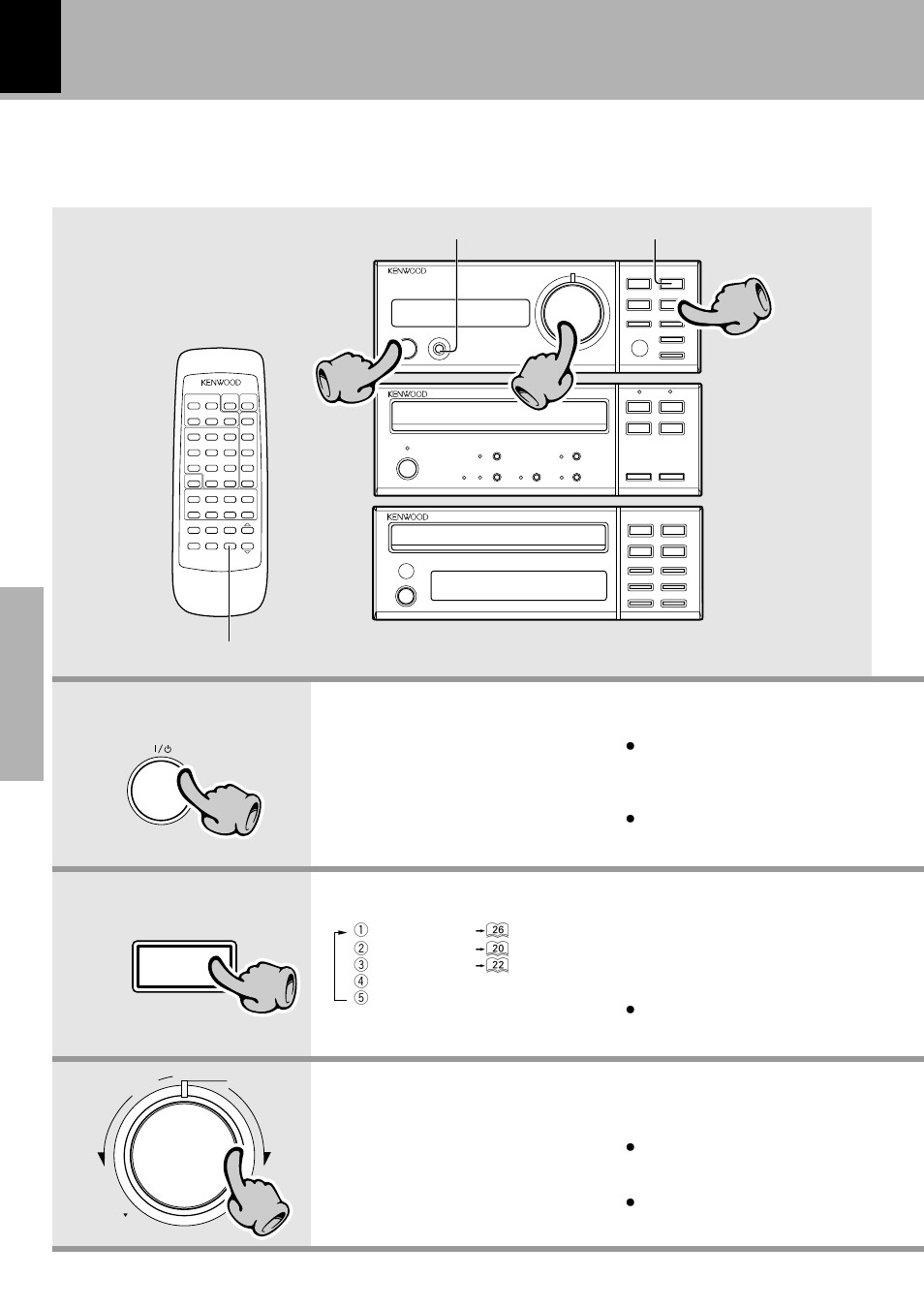 Basic section, Hearing sound, Basic use | Kenwood FM/AM Reciever R-SE7 User Manual | Page 18 / 56