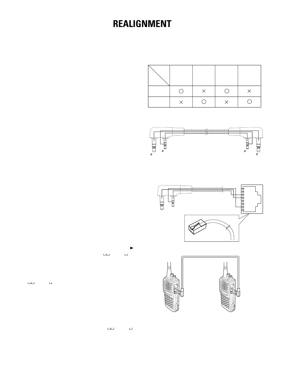 Realignment, Clone mode | Kenwood TK-270G User Manual | Page 10 / 50