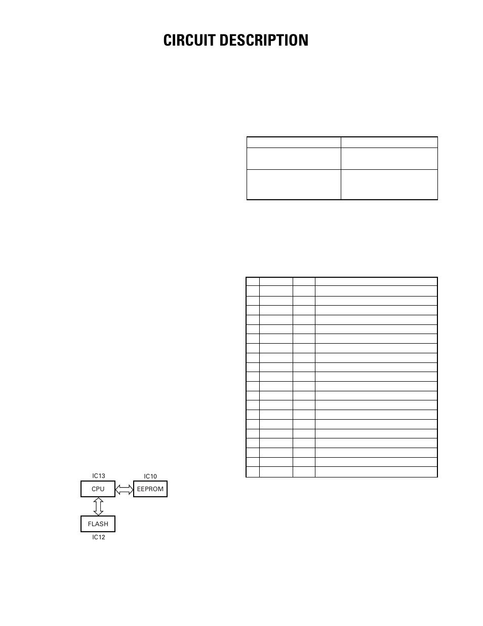 Circuit description, Control circuit, Optional board terminal | Kenwood TK-270G User Manual | Page 20 / 50