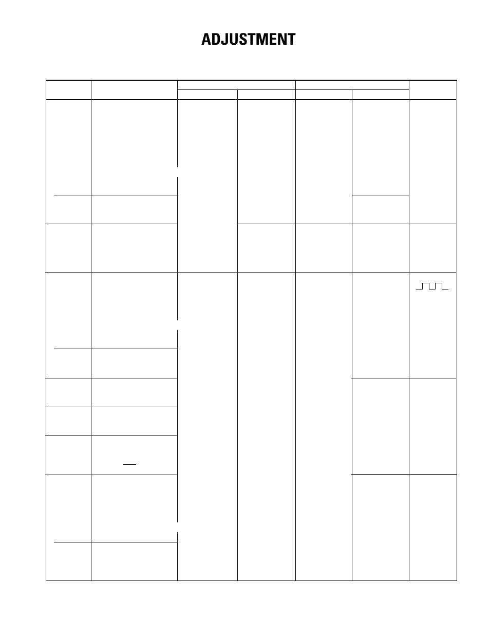 Adjustment | Kenwood TK-270G User Manual | Page 37 / 50