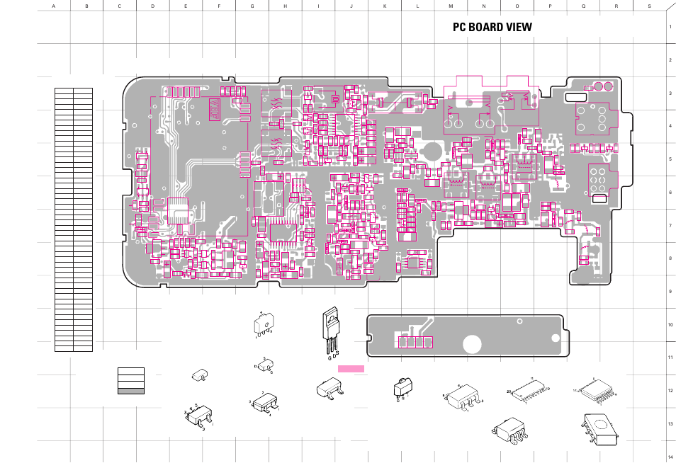 Pc board view, B1 b2 c1 c2 ec | Kenwood TK-270G User Manual | Page 43 / 50