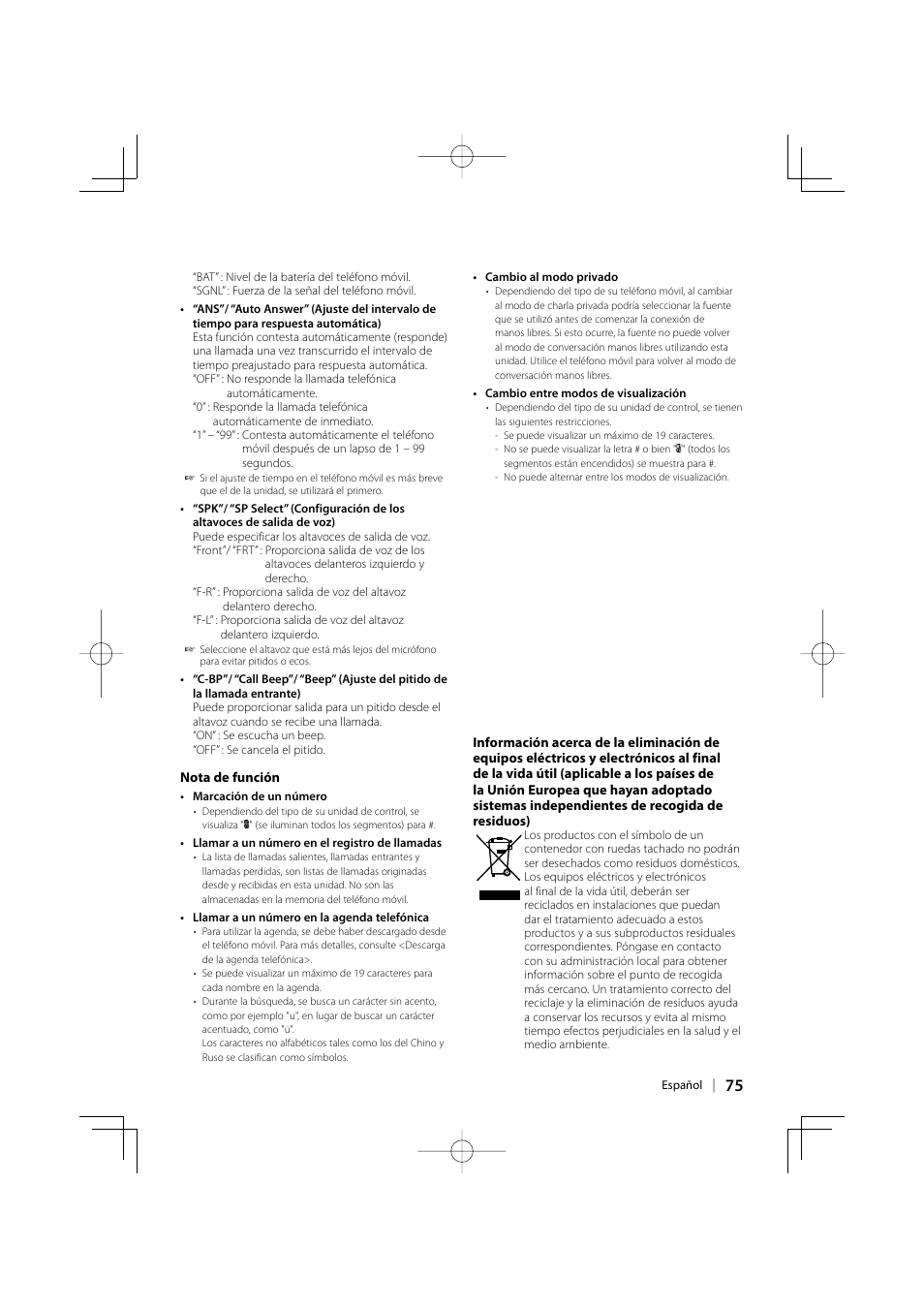Kenwood KCA-BT200 User Manual | Page 75 / 80
