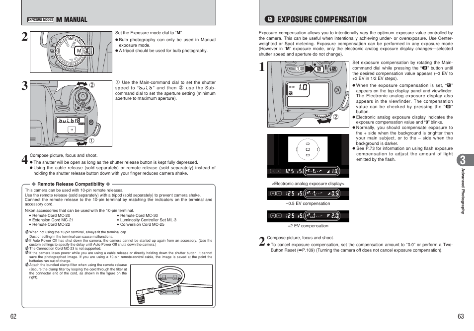 B exposure compensation | FujiFilm FinePix S3Pro User Manual | Page 32 / 73