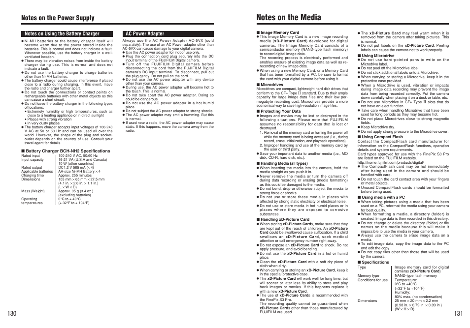 FujiFilm FinePix S3Pro User Manual | Page 66 / 73