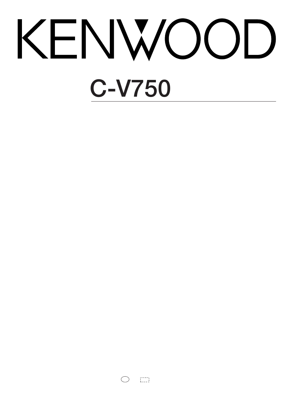 Kenwood C-V750 User Manual | 60 pages