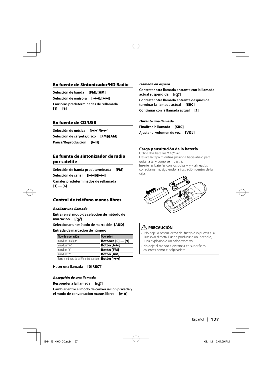 Kenwood KDC-BT742U User Manual | Page 127 / 140