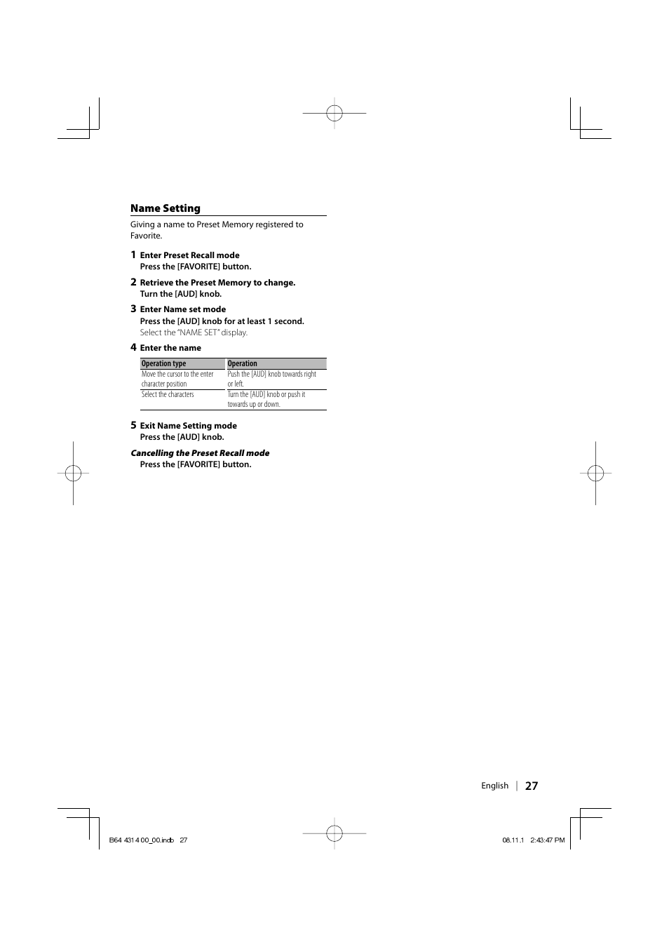 Kenwood KDC-BT742U User Manual | Page 27 / 140