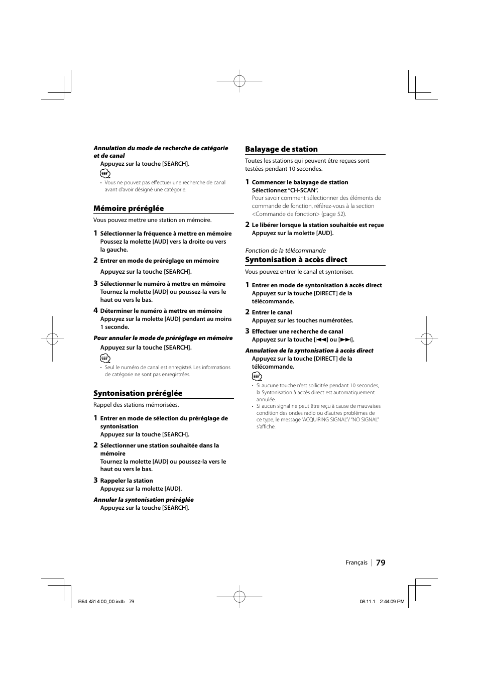 Kenwood KDC-BT742U User Manual | Page 79 / 140