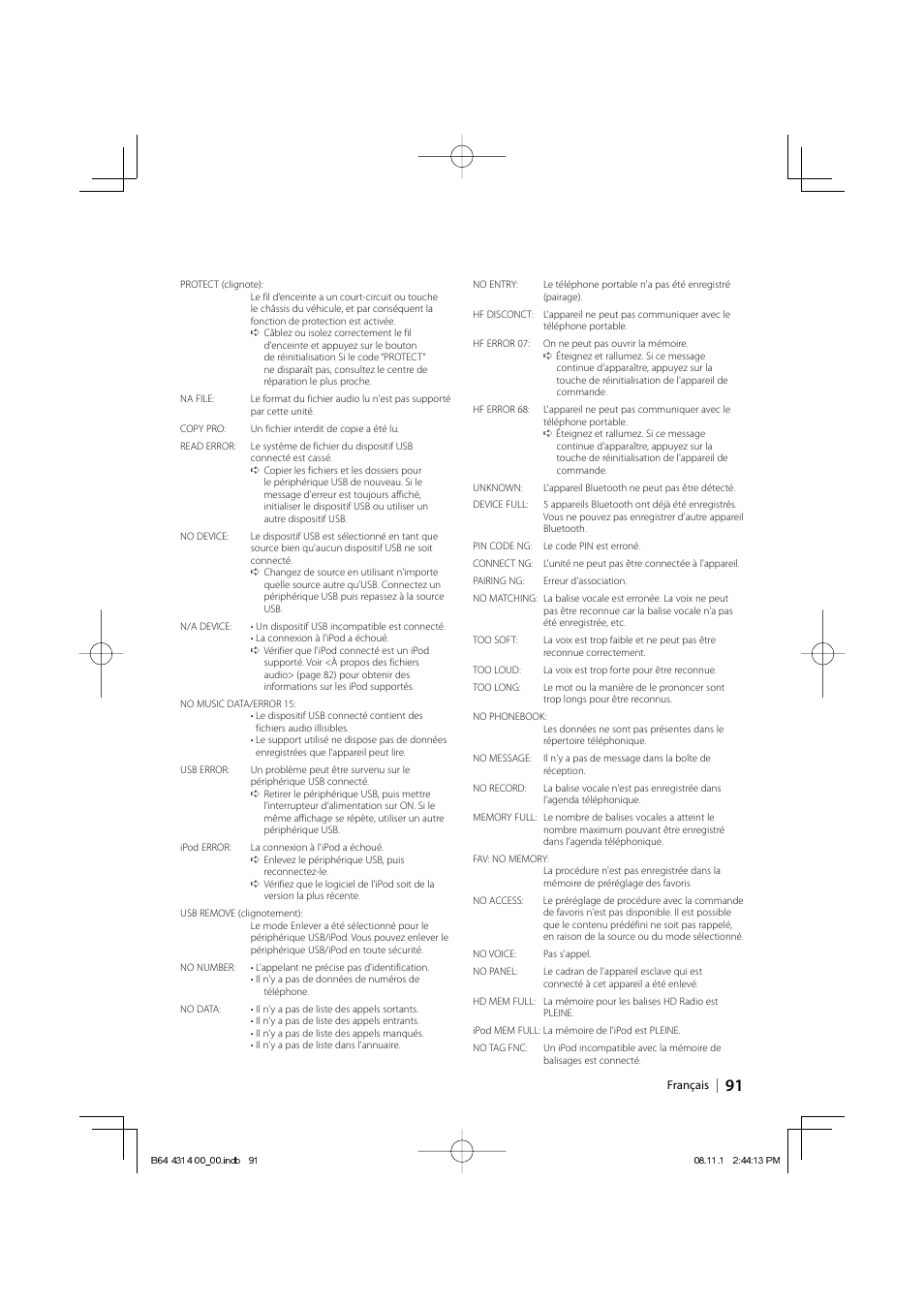 Kenwood KDC-BT742U User Manual | Page 91 / 140