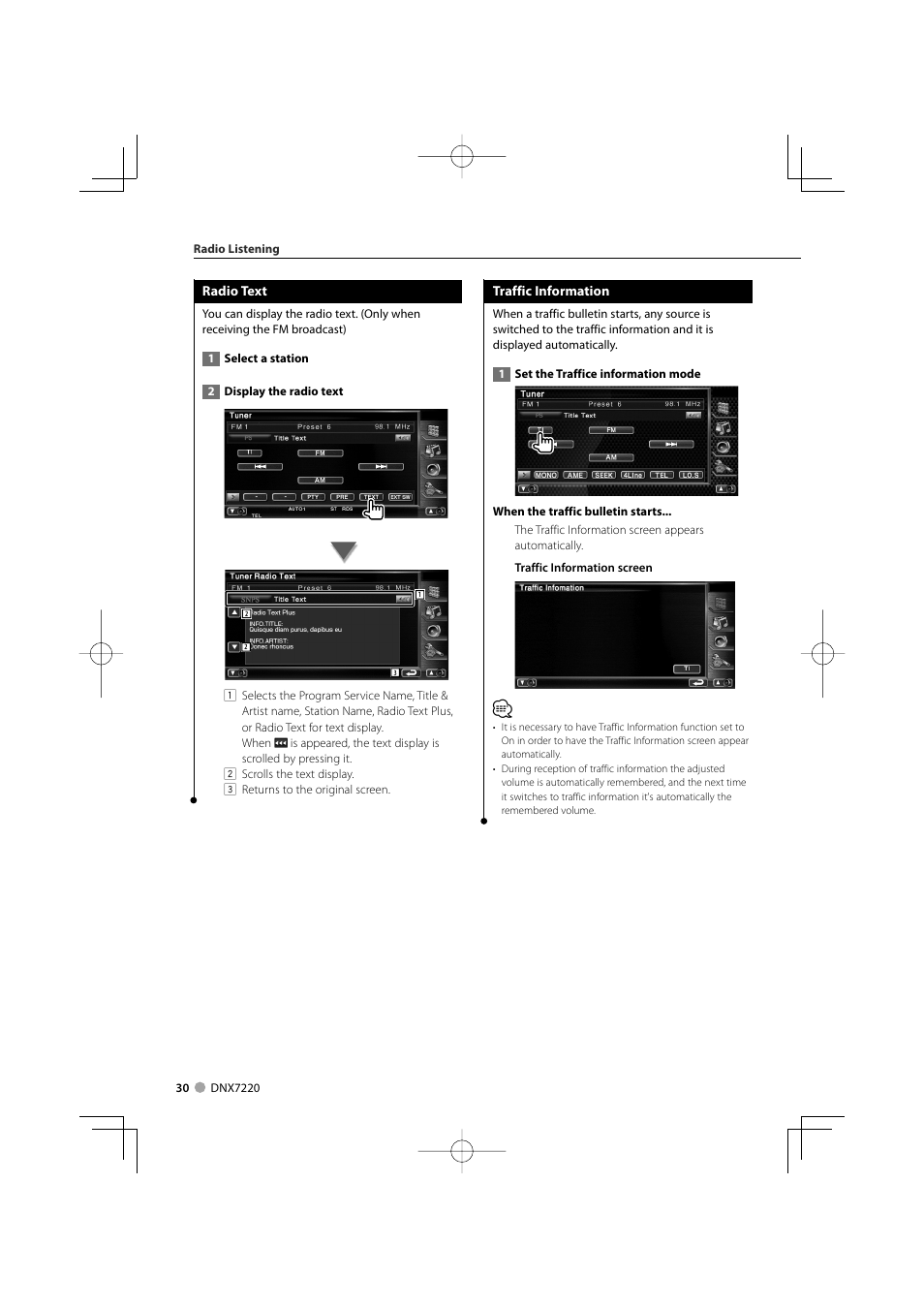 Kenwood DNX7220 User Manual | Page 30 / 100