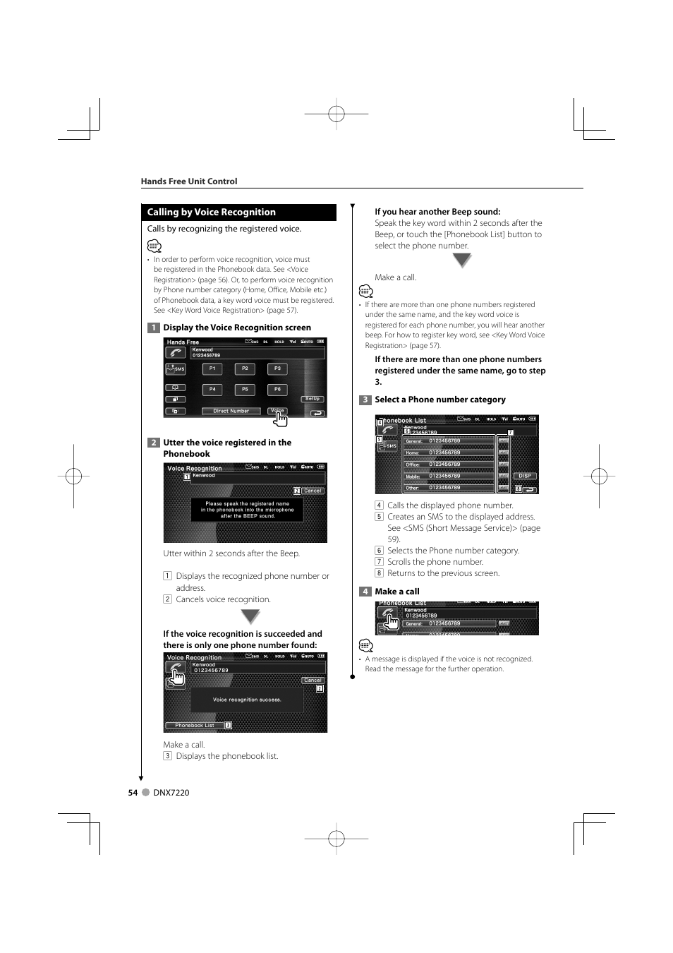 Kenwood DNX7220 User Manual | Page 54 / 100