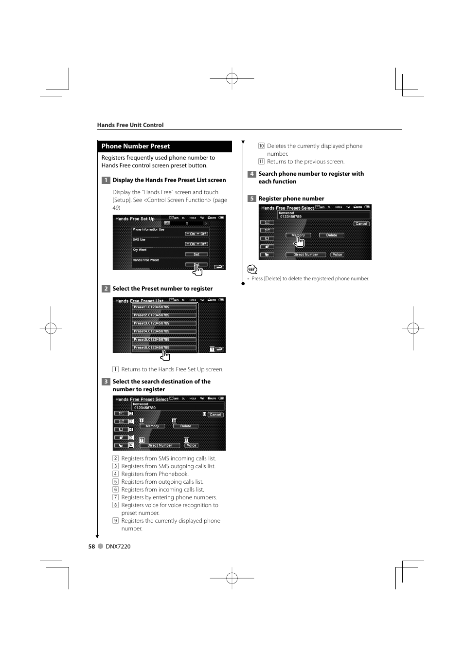 Kenwood DNX7220 User Manual | Page 58 / 100