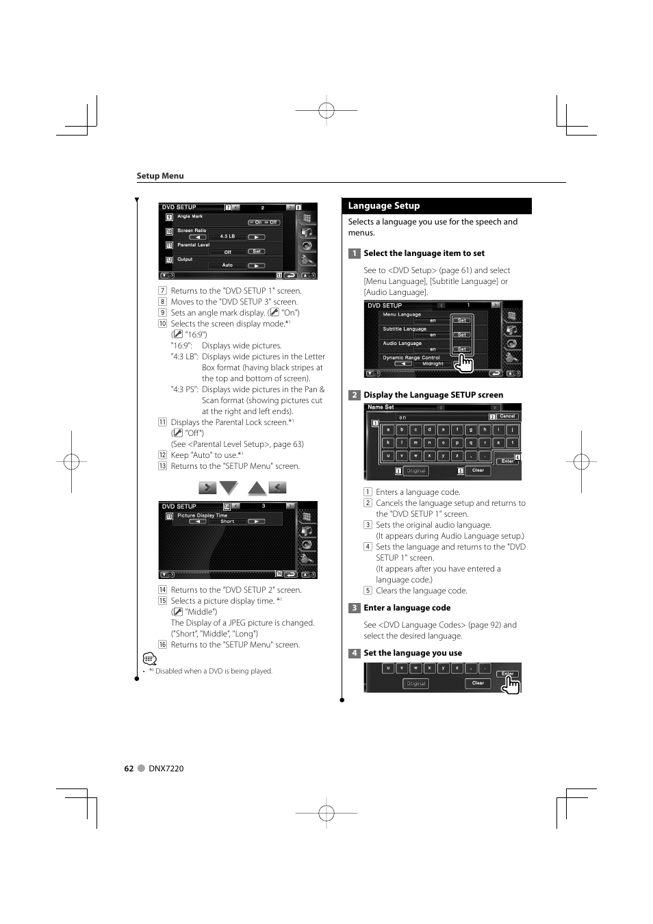 Kenwood DNX7220 User Manual | Page 62 / 100