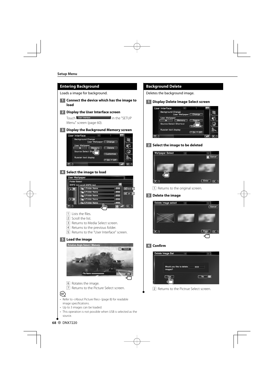 Kenwood DNX7220 User Manual | Page 68 / 100