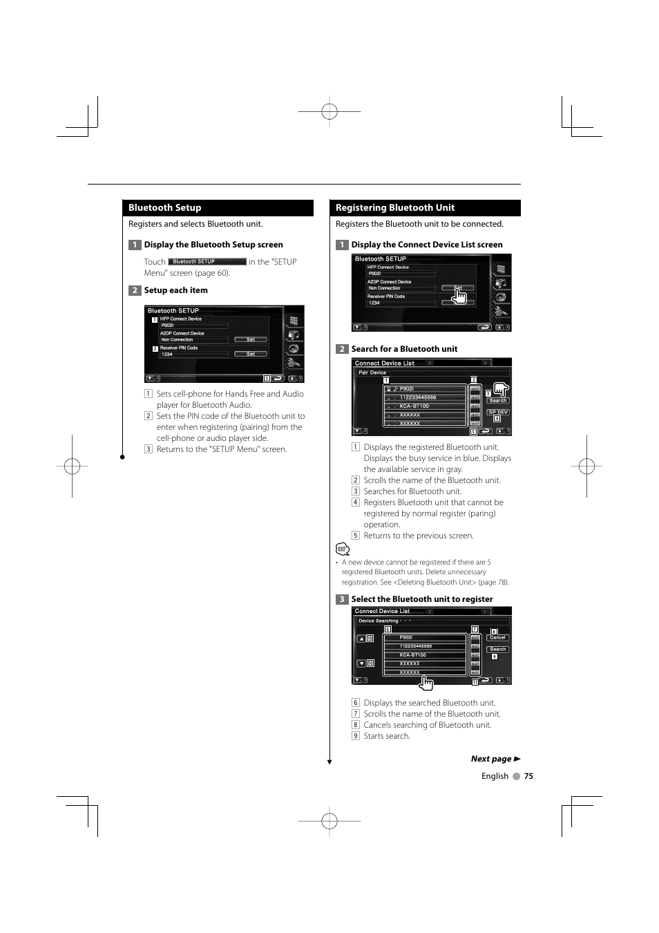 Kenwood DNX7220 User Manual | Page 75 / 100