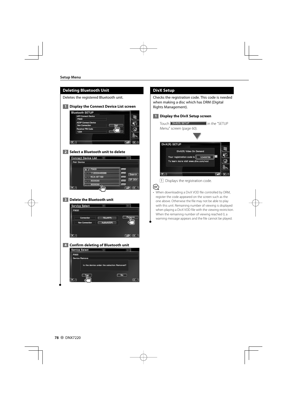 Kenwood DNX7220 User Manual | Page 78 / 100