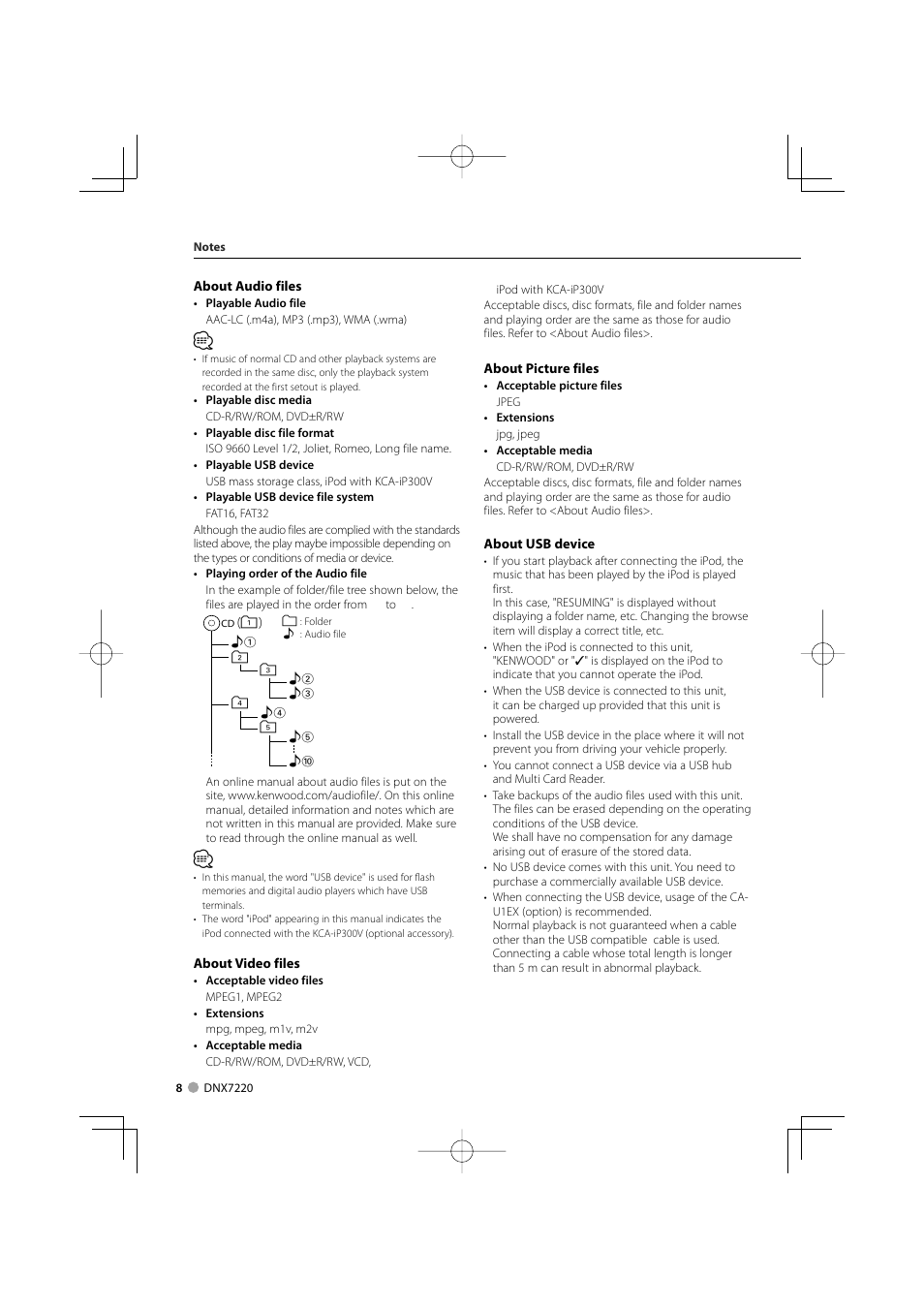 Kenwood DNX7220 User Manual | Page 8 / 100