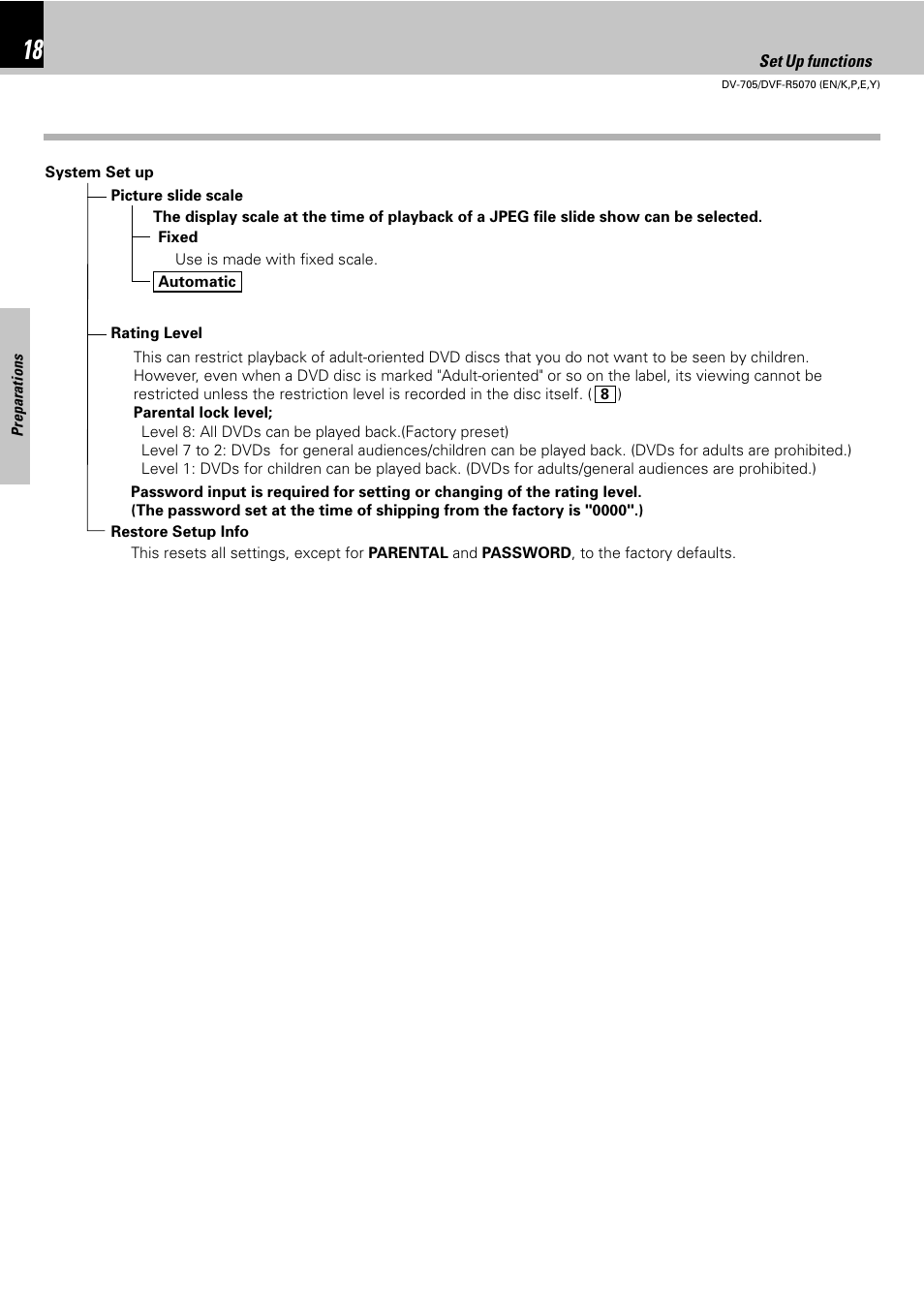 Kenwood DVF-R5070 User Manual | Page 18 / 48