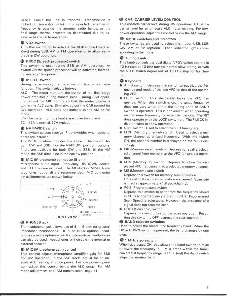 Kenwood TS-430S User Manual | Page 7 / 38