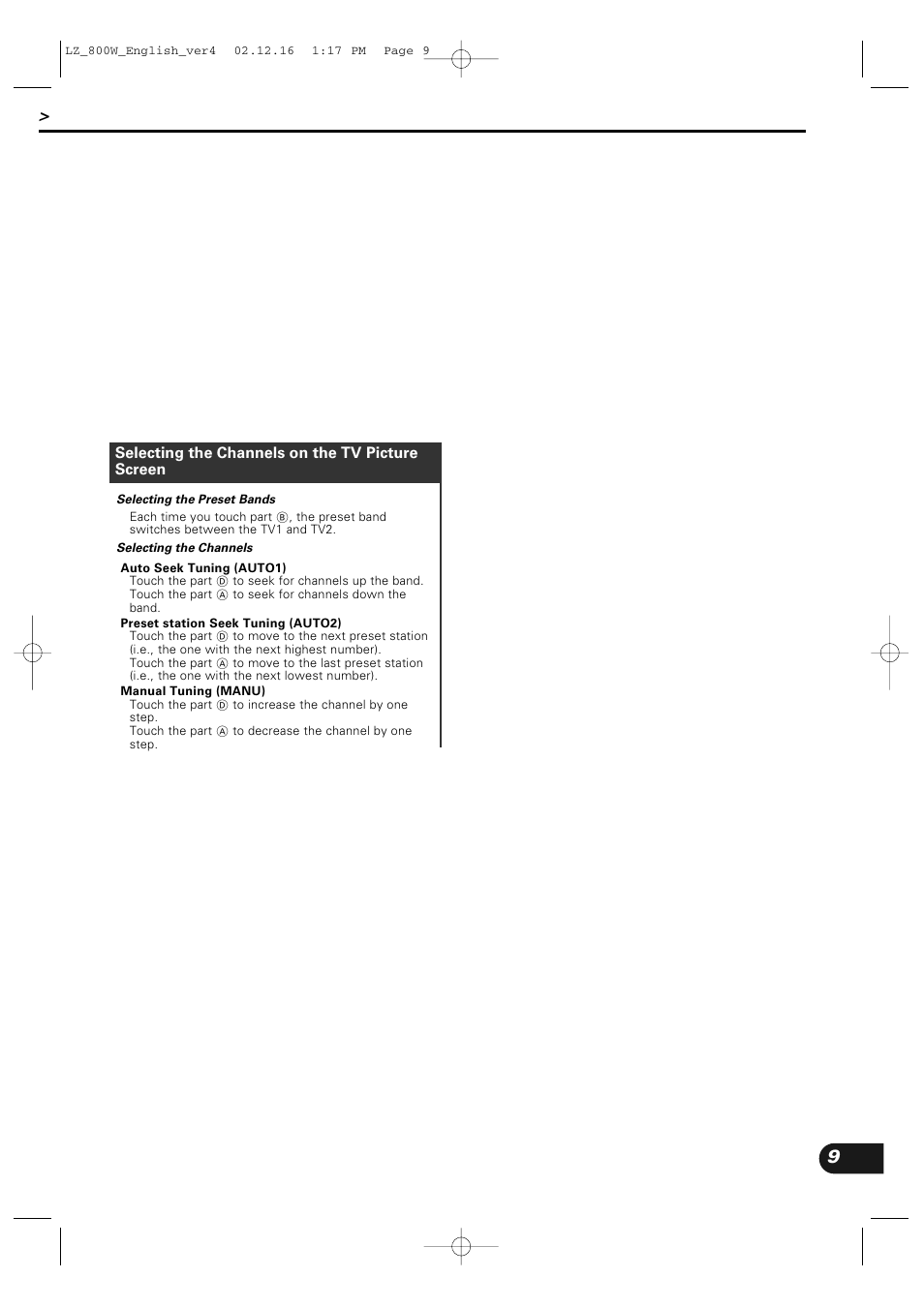 Kenwood LZ-800W User Manual | Page 9 / 16