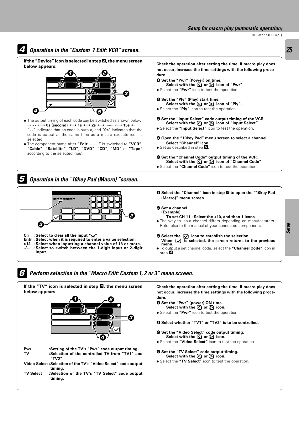 Kenwood KRF-V7771D User Manual | Page 25 / 56