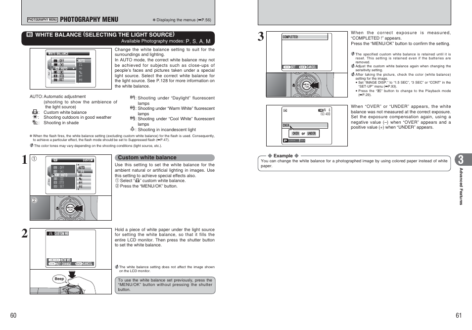 Photography menu | FujiFilm FinePix E900 User Manual | Page 31 / 69