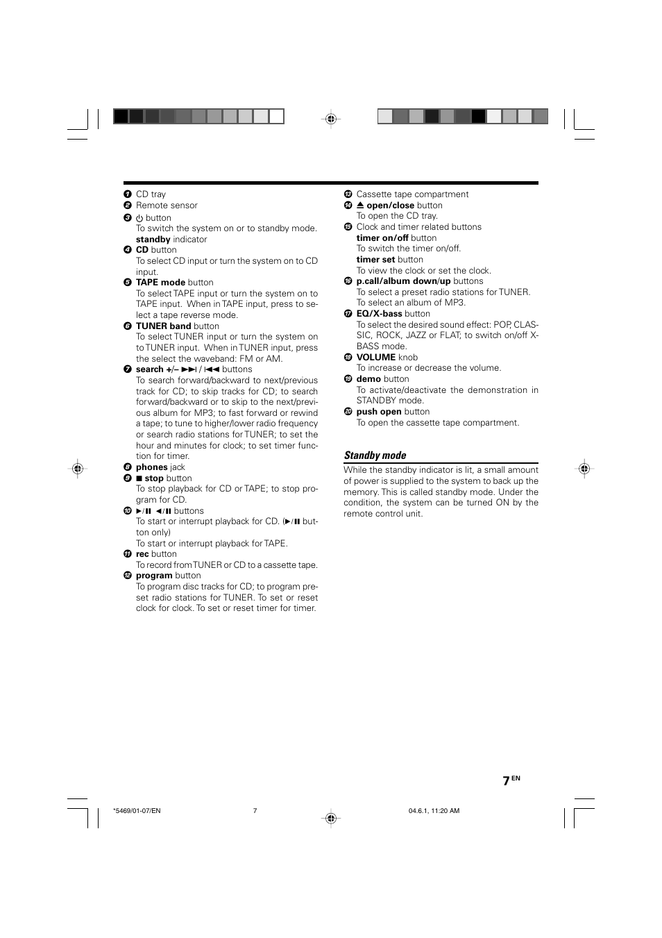 Kenwood HM-537MP User Manual | Page 7 / 20