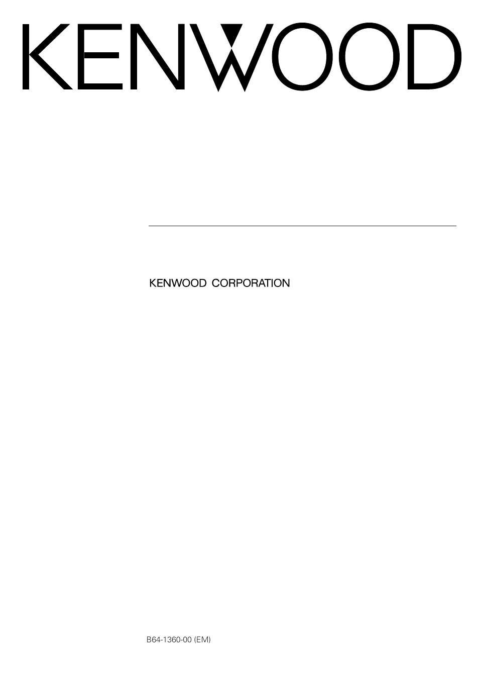 Kenwood KAC-528 User Manual | 12 pages