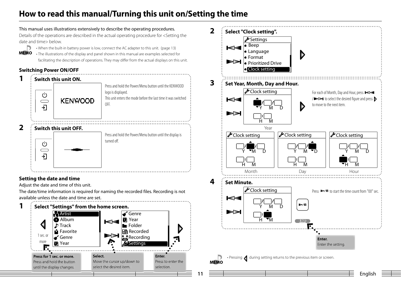 Kenwood MGR-A7 User Manual | Page 11 / 53