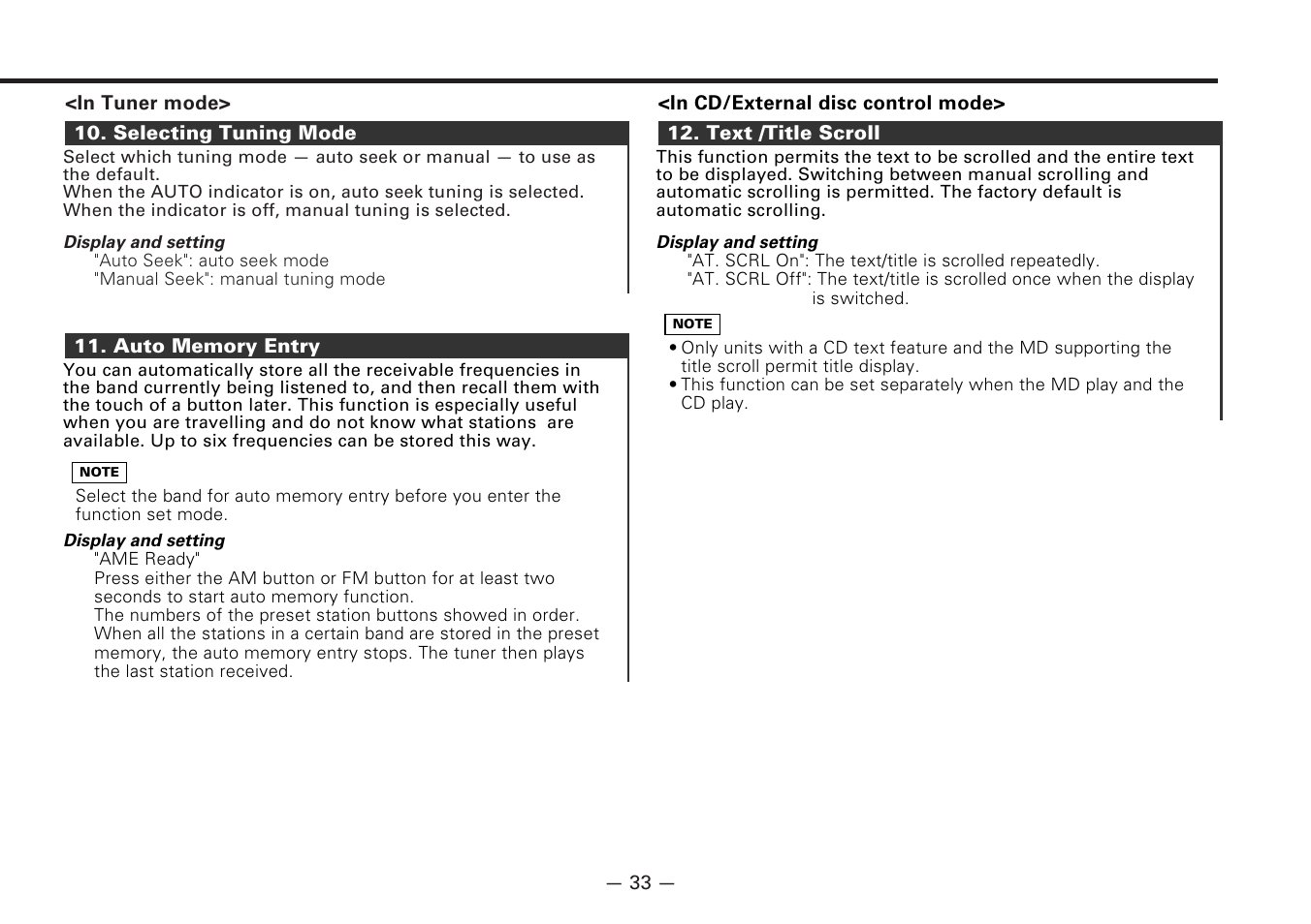 Kenwood DPX-6030 User Manual | Page 33 / 44