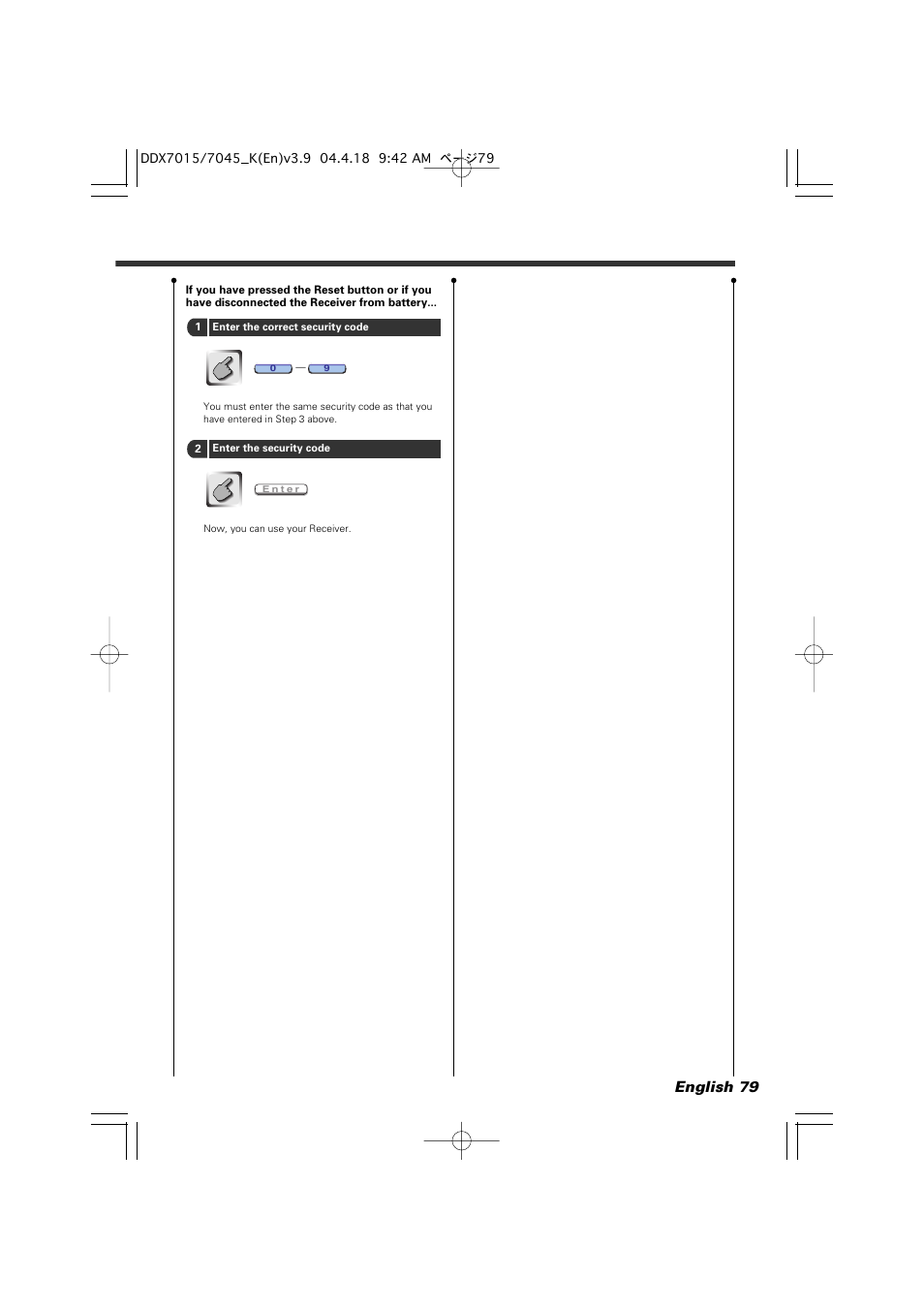 English 79 | Kenwood Excelon DDX7015 User Manual | Page 79 / 101