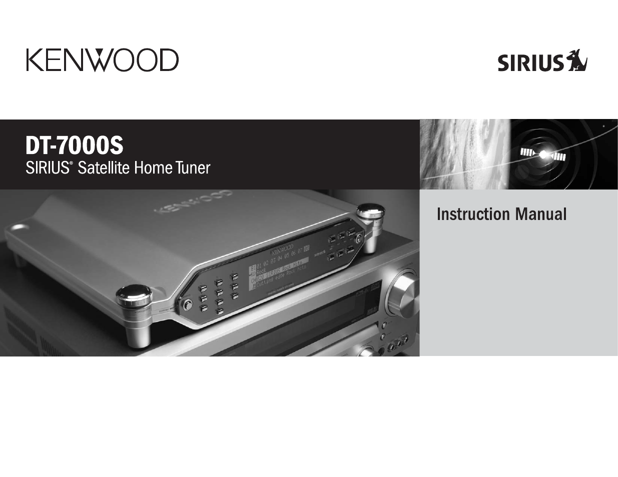 Kenwood SIRIUS DT-7000S User Manual | 16 pages