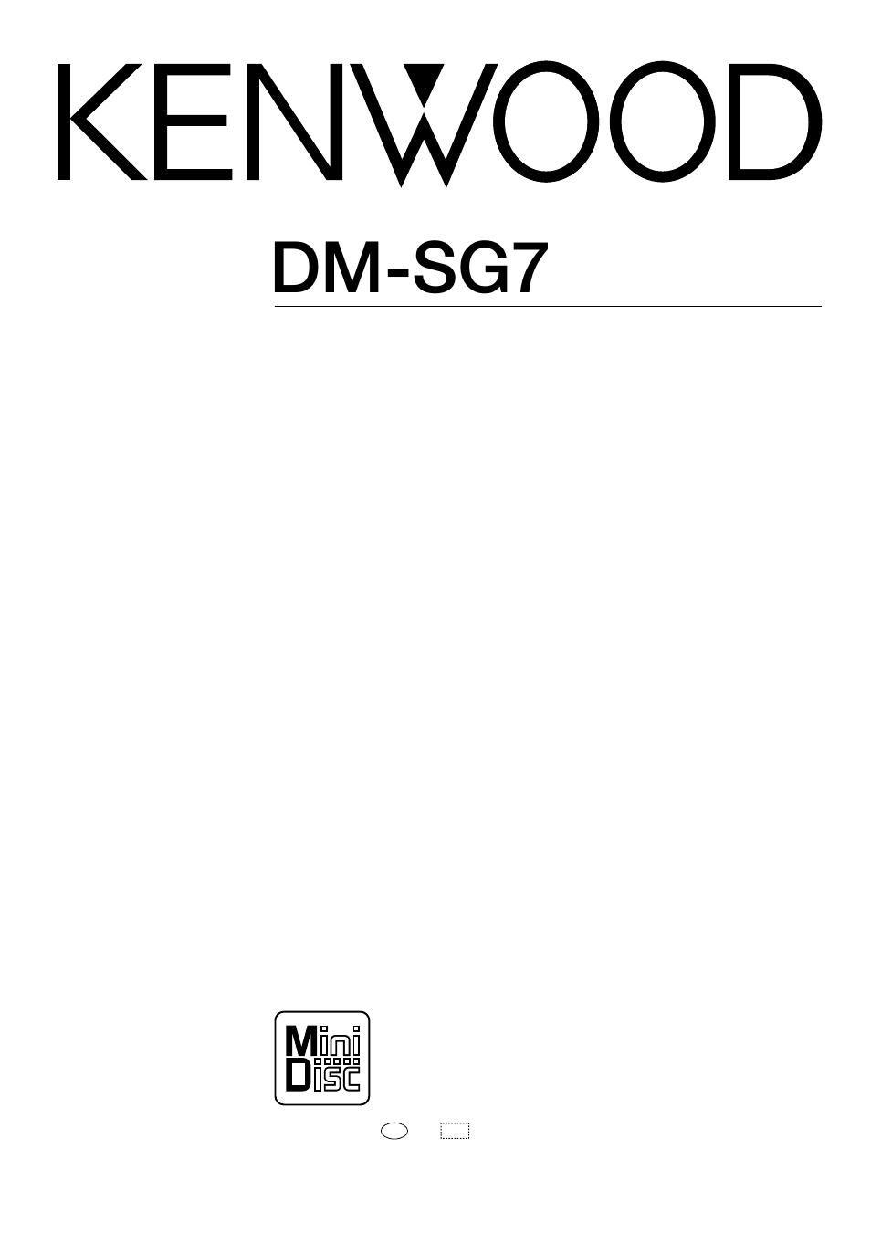 Kenwood DM-SG7 User Manual | 52 pages