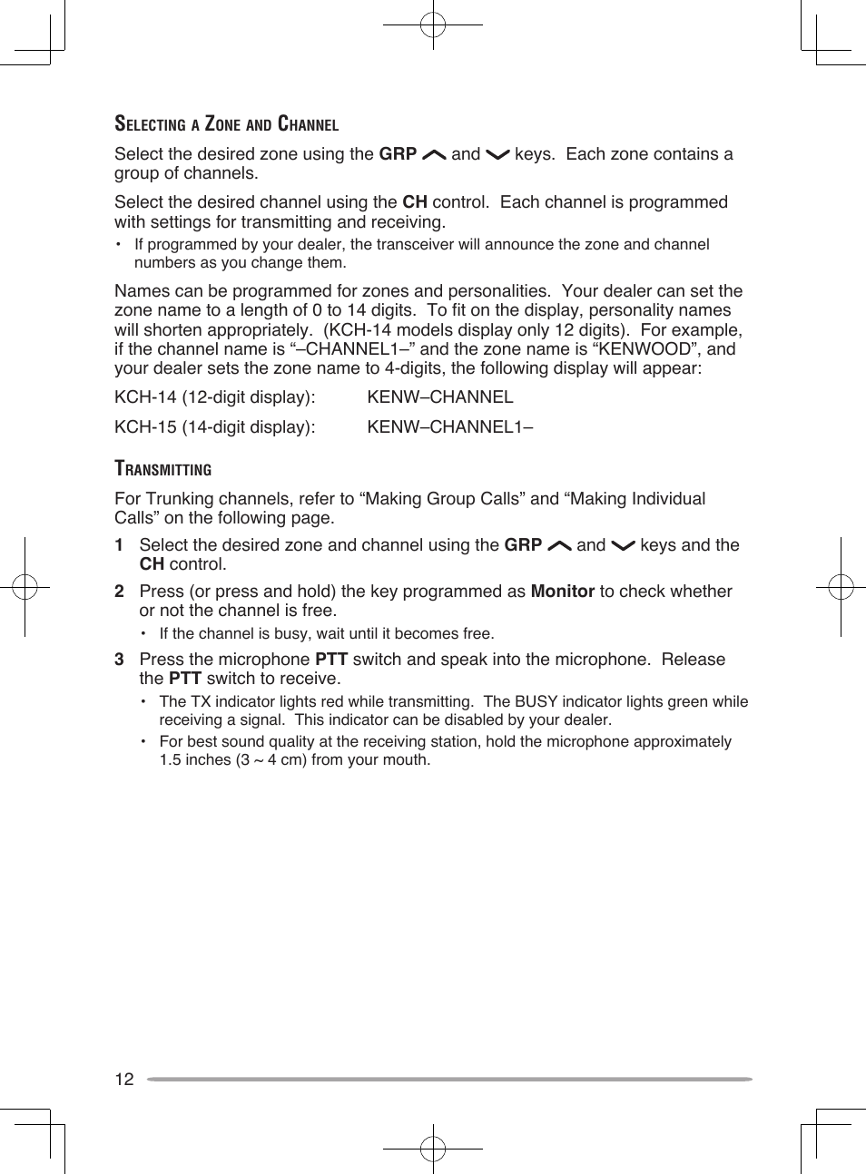 Kenwood UHF P25 Transceiver TK-5810 User Manual | Page 18 / 44