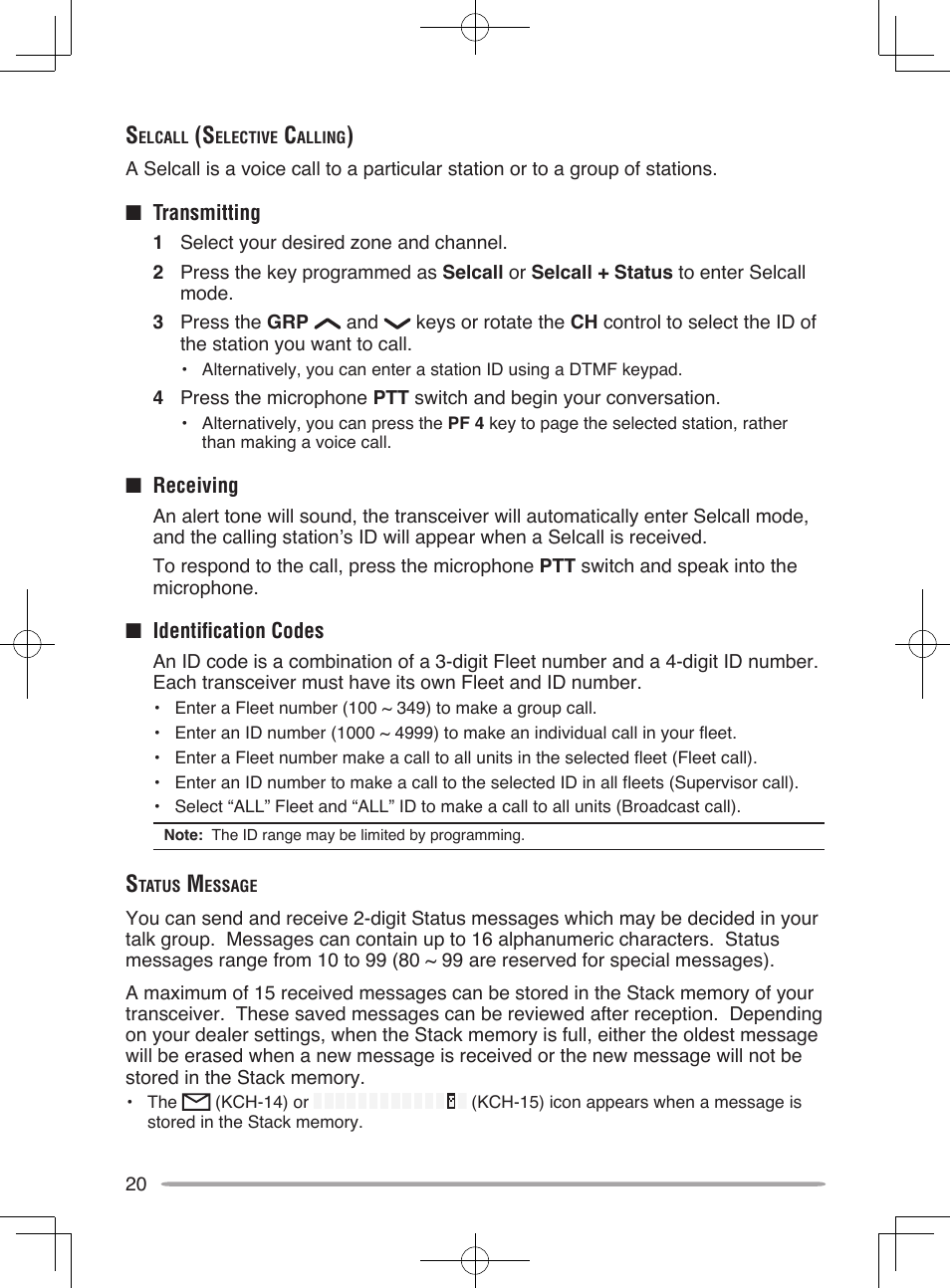 Kenwood UHF P25 Transceiver TK-5810 User Manual | Page 26 / 44